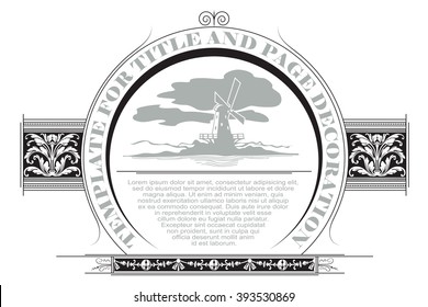 Advertisements, flyer, web, wedding  and other invitations or greeting cards. Vector template. 
