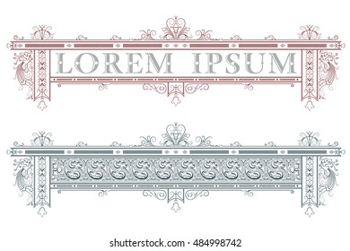 Advertisements, flyer, web, wedding  and other invitations or greeting cards. Vector template. 