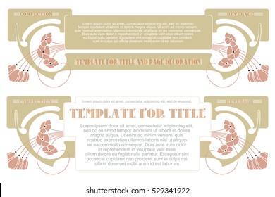 Advertisements, flyer, web, wedding  and other invitations or greeting cards. Vector template. 