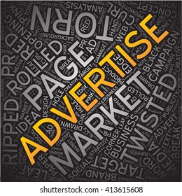 advertise,Word cloud art background