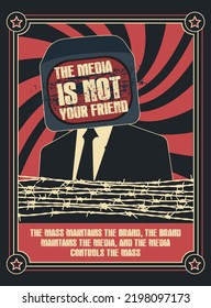 advertising about the media, the media is watching you