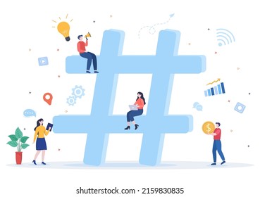 Advertising or ADS Vector Illustration for Mobile Social Media, Campaign, Business Promotion, Brand and Digital Marketing in Flat Cartoon Style