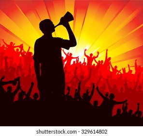 Advertising banner for any festive event