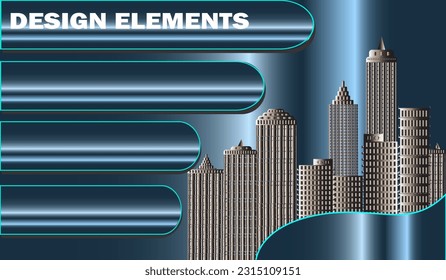 advertising banner city banner template Illustration for job advertisement vector brochure design