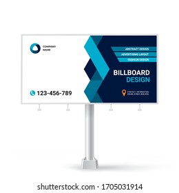 Advertising banner design, Billboard template for outdoor advertising
