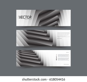 Advertising banner. Gray background with copy space.