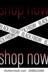 An advertising banner on the occasion of the Black Friday sale. Vector illustration concepts of online shopping website and mobile website banners, posters, newsletter designs, ads, coupons, social me