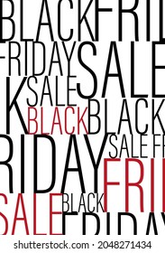 An advertising banner on the occasion of the Black Friday sale. Vector illustration concepts of online shopping website and mobile website banners, posters, newsletter designs, ads, coupons, social me