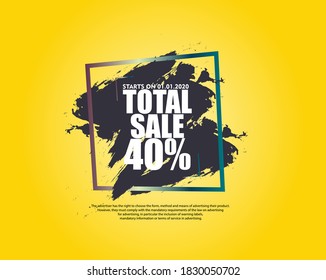 Advertising banner for promotions and sales, offering a discount on the product