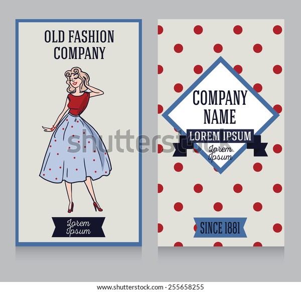 Advertising Banner Retro American Style 1950s Stock Vector (Royalty ...