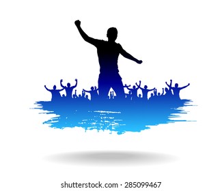Advertising banner sports championships and concerts