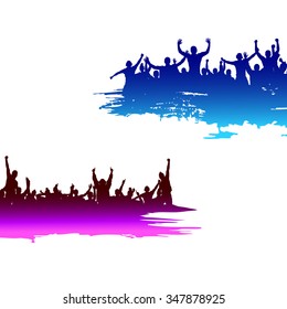 Advertising banner sports championships and concerts