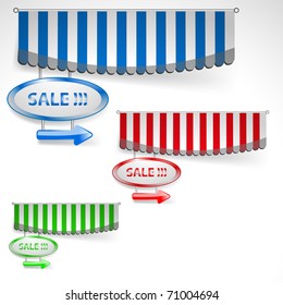 Advertising banners,