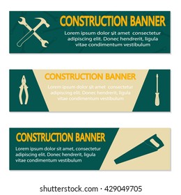 Advertising banners with different tools