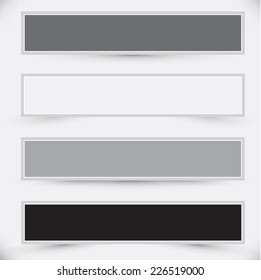 Advertising banners. Vector.
