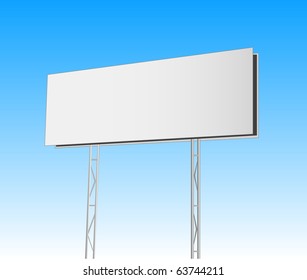 Advertising billboard. Vector illustration