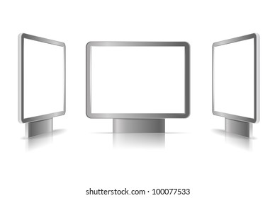 Advertising boards. Place your text on them