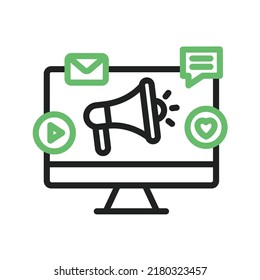 Vektorbild der Werbekampagne. Kann auch für Digital Marketing verwendet werden. Geeignet für mobile Apps, Web-Apps und Printmedien.