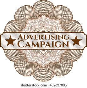 Advertising Campaign linear rosette