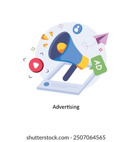 Advertising Concepts Style illustrations.  EPS