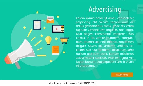 Advertising Conceptual Banner