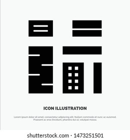 Advertising, Content, Feature, Native, Premium solid Glyph Icon vector