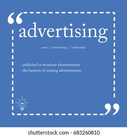 Advertising definition