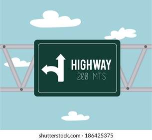 Advertising design over blue background ,vector illustration
