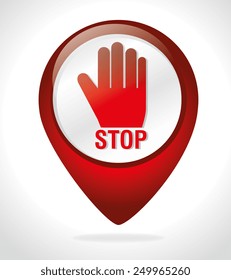Advertising design over white background, vector illustration.