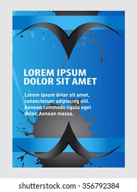 Advertising Design Template - Suitable for brochure design or website
