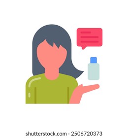 Advertising Flat Icons, Vector illustration