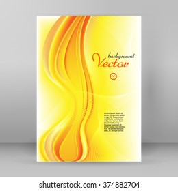 Advertising flyer party design elements. Purple background with elegant graphic blur bright light circles. Vector illustration EPS 10 for template brochure, layout leaflet, cafe menu card