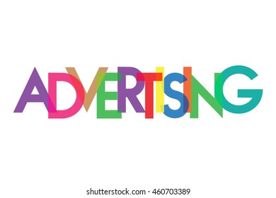 Advertising Full Color Stock Vector (Royalty Free) 460703389 | Shutterstock