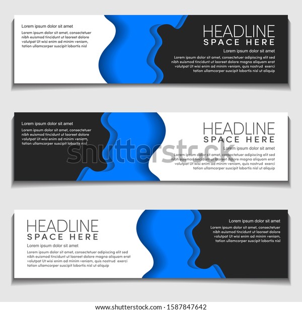 Download Advertising Header Footer Web Banner Background Stock Vector Royalty Free 1587847642 PSD Mockup Templates
