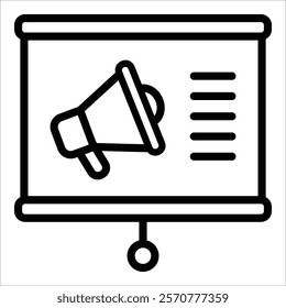 Advertising Icon Element For Design