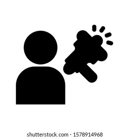 advertising icon isolated sign symbol vector illustration - high quality black style vector icons
