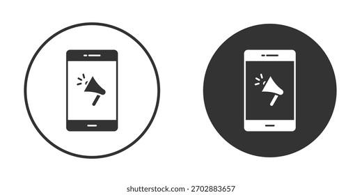 Advertising icon. Perfect for web and app interfaces, presentations, infographics