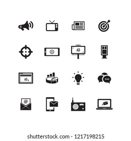 ADVERTISING ICON SET