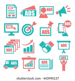 advertising icon set