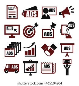 advertising icon set
