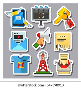 Advertising Icon Set