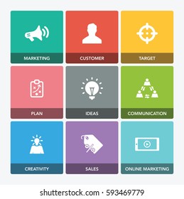 ADVERTISING ICON SET