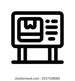 advertising icon. vector line icon for your website, mobile, presentation, and logo design.