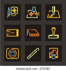 Advertising icons set. Check my portfolio for much more of this series as well as thousands of similar and other great vector items.