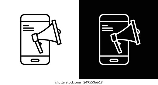 Vektorillustration des Anzeigenzeilensymbols.