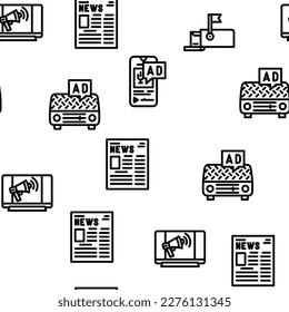 imagen de línea delgada de vector de Internet sin problemas
