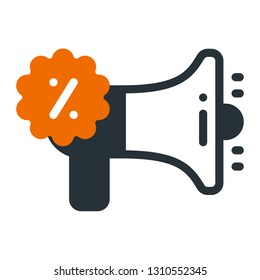 Advertising offer icon