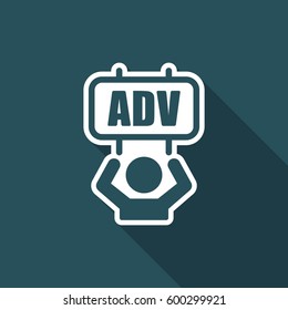 Advertising offer - Vector web icon