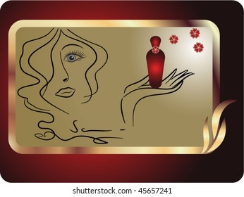 Advertising perfume