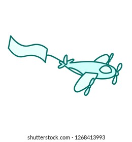 Advertising, plane, flight